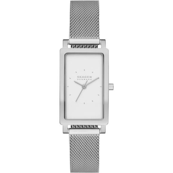 Rectangular Case Watch with Stainless Steel Bracelet, Mesh or Leather Band main image 6